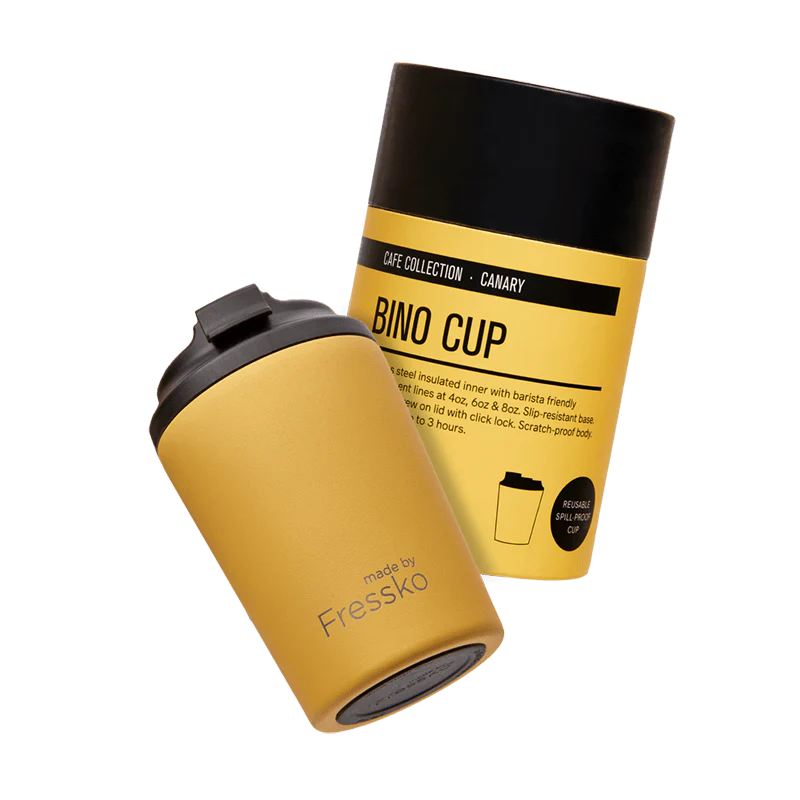 FRESSKO BINO CUP: 8oz Canary 