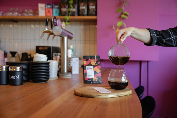 V60 Pourover at the PIQUR Coffee Bar Wembley